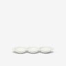 Bandeja Porcelana Degustacion 3 Divisões Branco 29X9X2.5cm Bandeja Porcelana Degustacion 3 Divisões Branco 29X9X2.5cm