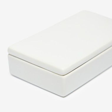 Caixa Porcelana Turismo Branco 14X8X3.5cm