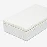 Caixa Porcelana Turismo Branco 14X8X3.5cm Caixa Porcelana Turismo Branco 14X8X3.5cm