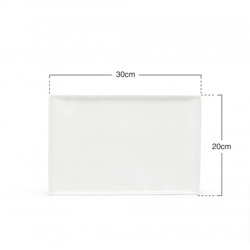 Travessa Porcelana Harvest Branco Travessa Porcelana Harvest Branco