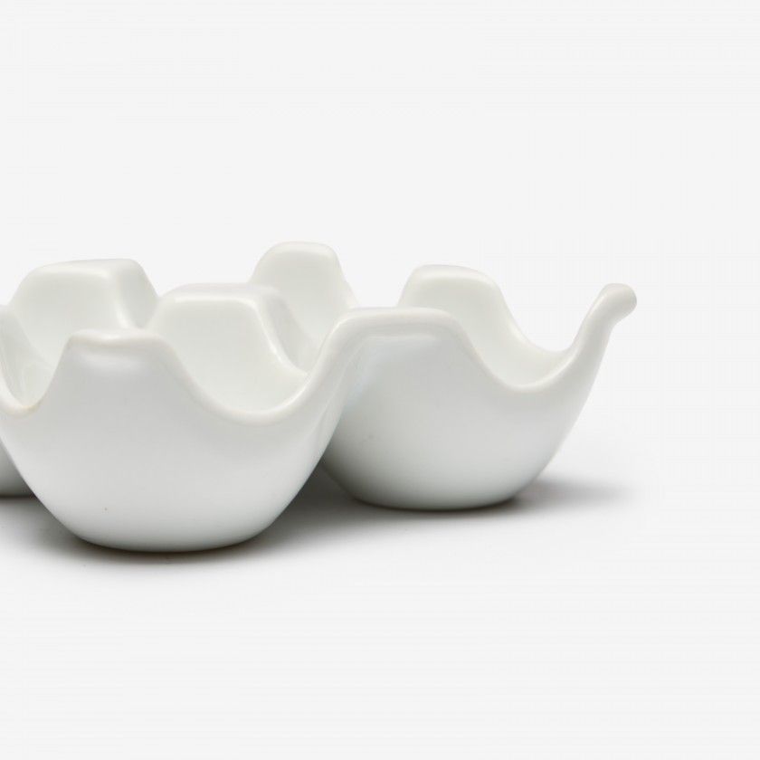 Bandeja Narino 4 Divis�es Branco 10X10X3.5cm
