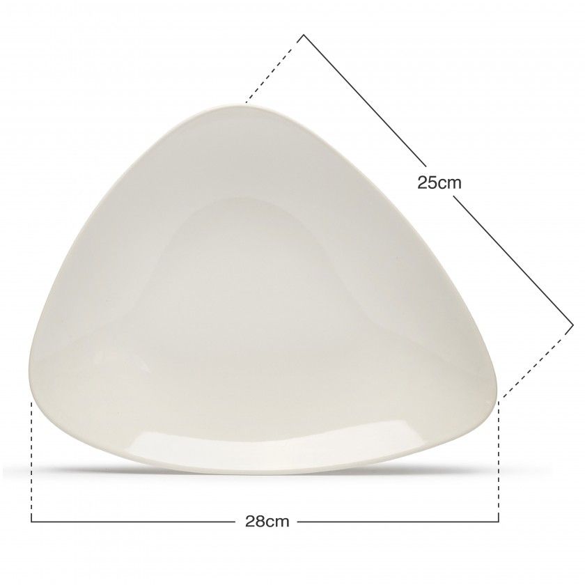 Prato Porcelana Vendome Bege Prato Porcelana Vendome Bege