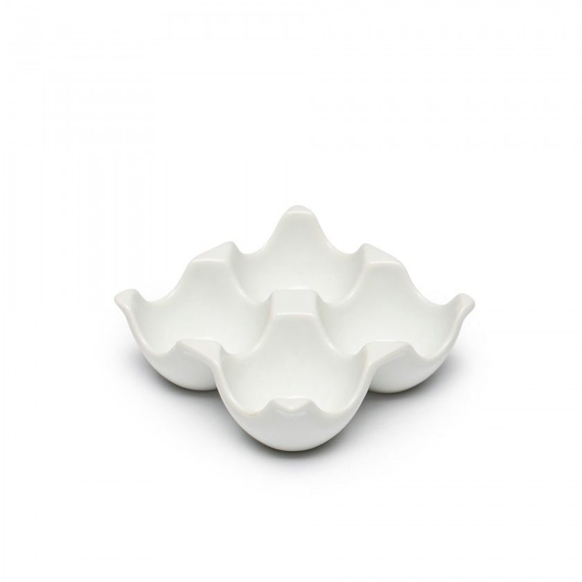 Bandeja Narino 4 Divis�es Branco 10X10X3.5cm
