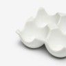 Bandeja Narino 4 Divis�es Branco 10X10X3.5cm