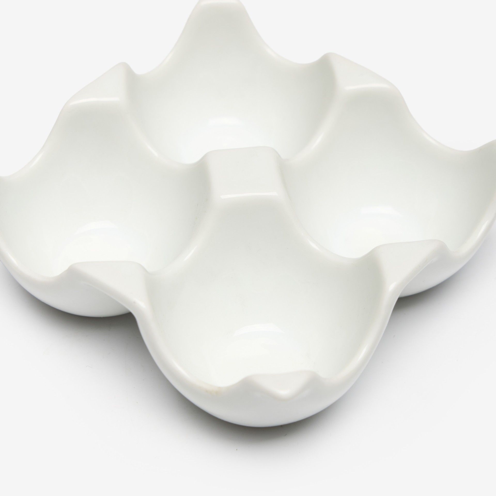 Bandeja Narino 4 Divisões Branco 10X10X3.5cm