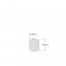 Paliteiro Porcelana Simple Branco 3.5X3.5X5.5cm Paliteiro Porcelana Simple Branco 3.5X3.5X5.5cm