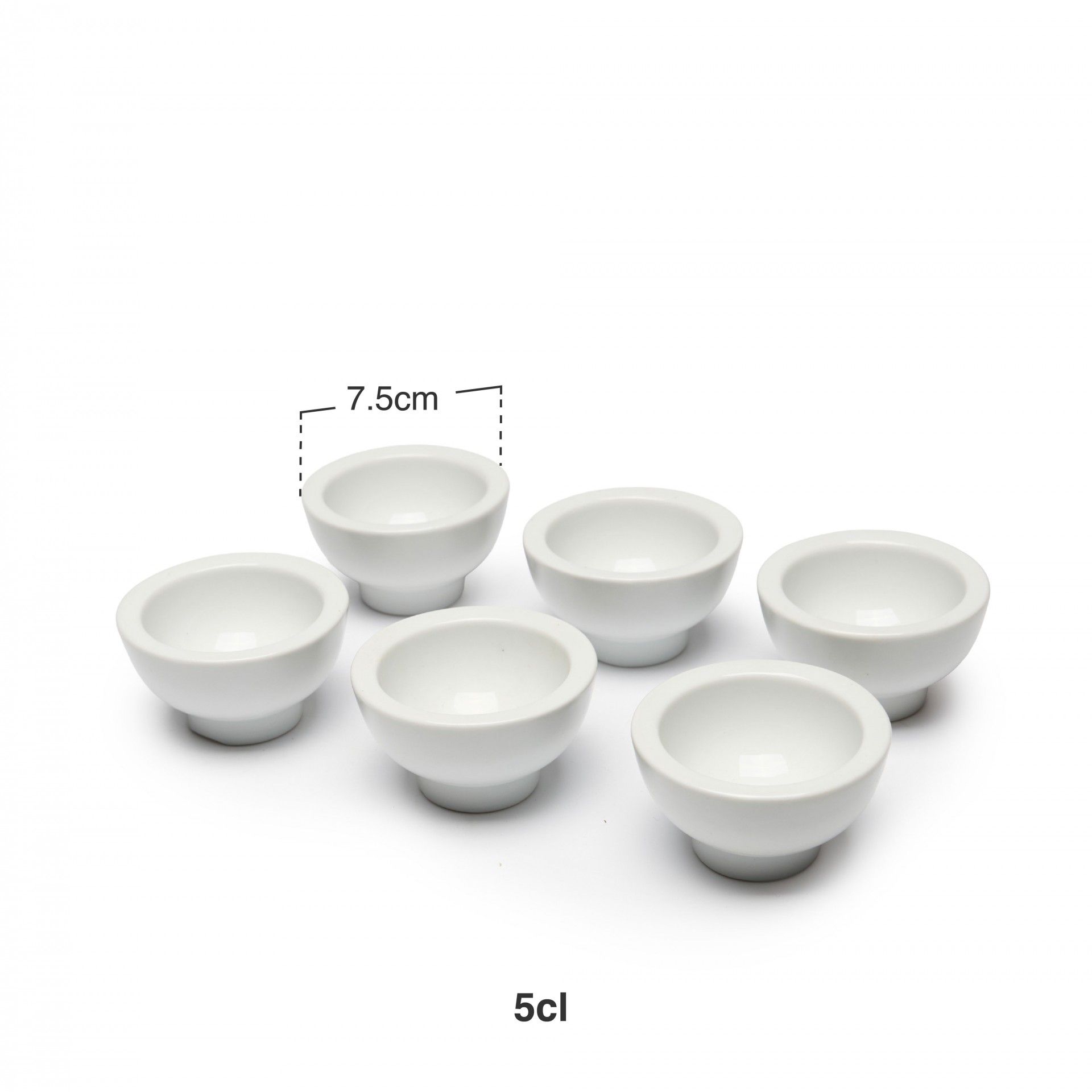 Taça Porcelana com Pé Degustacion Branco