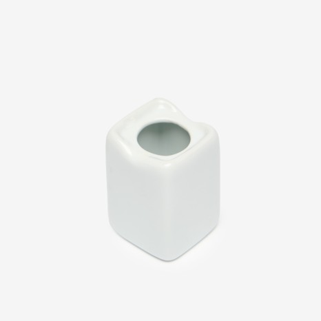 Paliteiro Porcelana Simple Branco 3.5X3.5X5.5cm - Image product