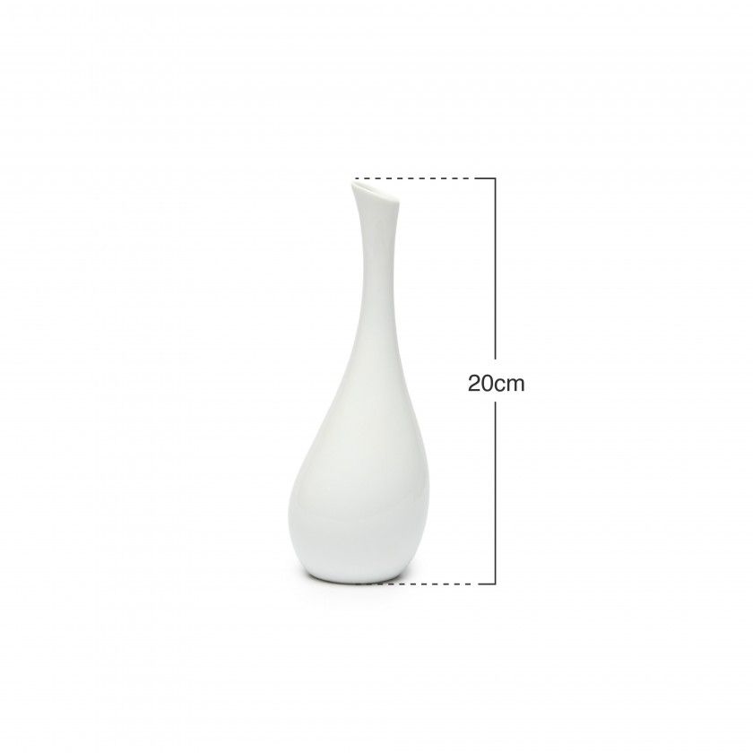 Jarra Porcelana Branco 20cm Jarra Porcelana Branco 20cm
