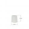 Paliteiro Porcelana Branco 4.5cm Paliteiro Porcelana Branco 4.5cm