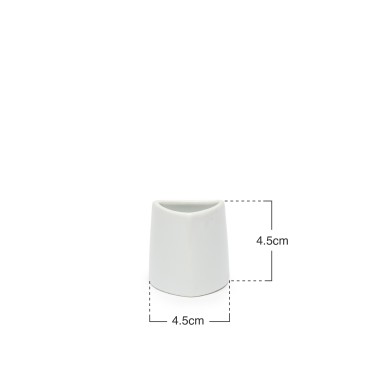 Paliteiro Porcelana Branco 4.5cm