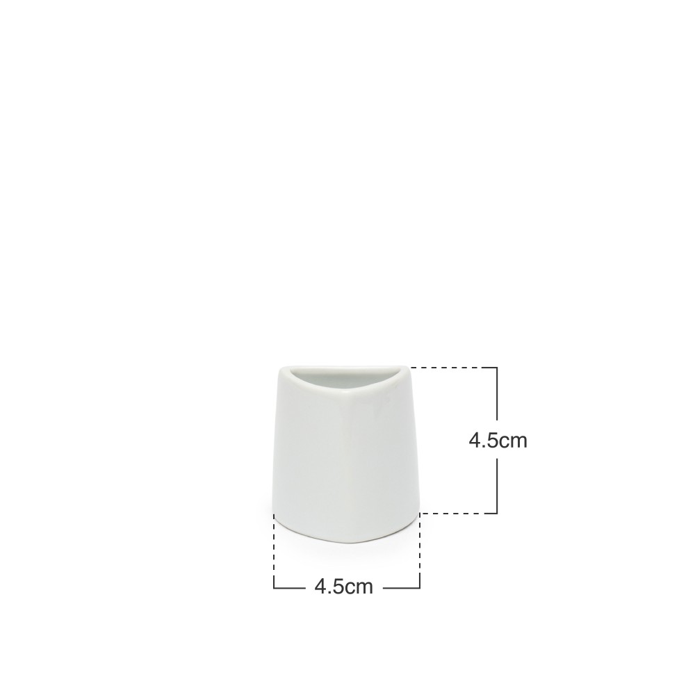 Paliteiro Porcelana Branco 4.5cm