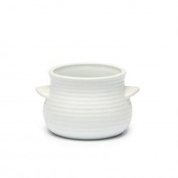 Pote Porcelana Branco 37cl 13.3X11X7.8cm