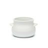 Pote Porcelana Branco 37cl 13.3X11X7.8cm Pote Porcelana Branco 37cl 13.3X11X7.8cm