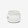 Pote Porcelana Branco 37cl 13.3X11X7.8cm Pote Porcelana Branco 37cl 13.3X11X7.8cm