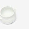 Pote Porcelana Branco 37cl 13.3X11X7.8cm Pote Porcelana Branco 37cl 13.3X11X7.8cm