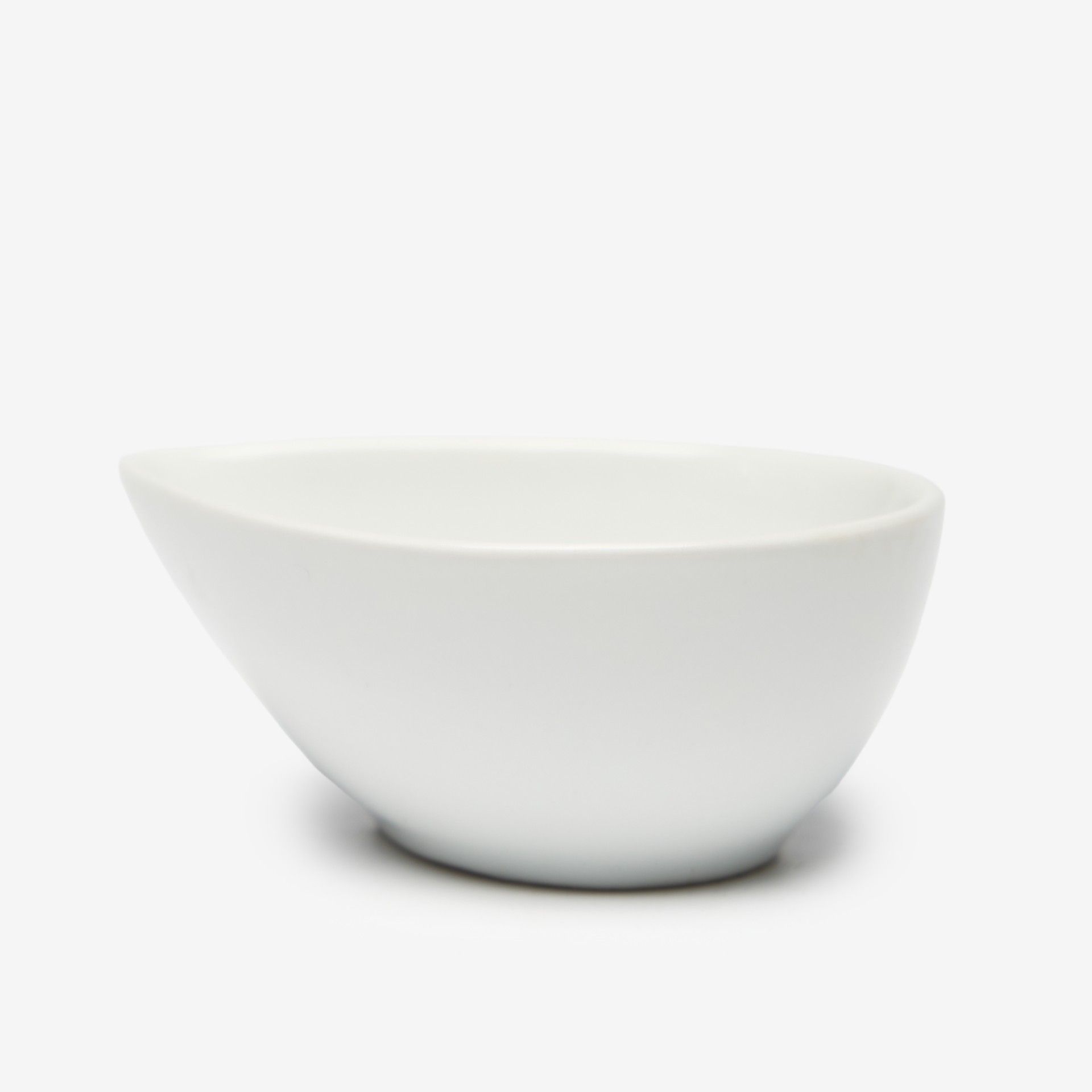 Taça Molho Porcelana Degustacion Branco 9cl 10X7.5X4cm