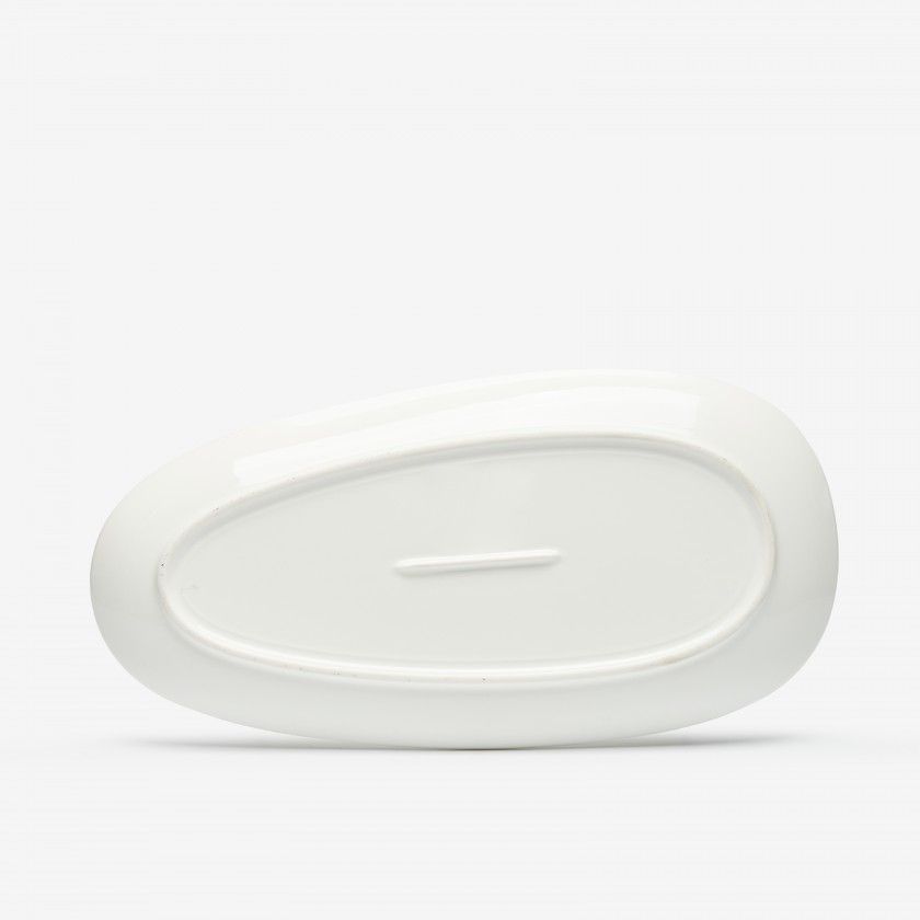 Travessa Porcelana Oval 33X16.6X2.8CM Travessa Porcelana Oval 33X16.6X2.8CM