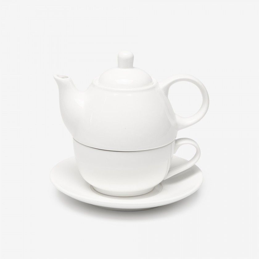 Bule com Ch�vena e Pires 34+24CL