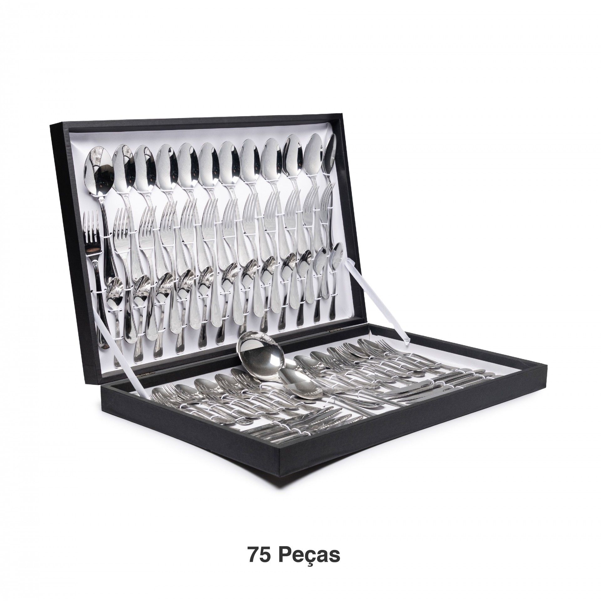 Faqueiro Inox Luanda 75 Peças