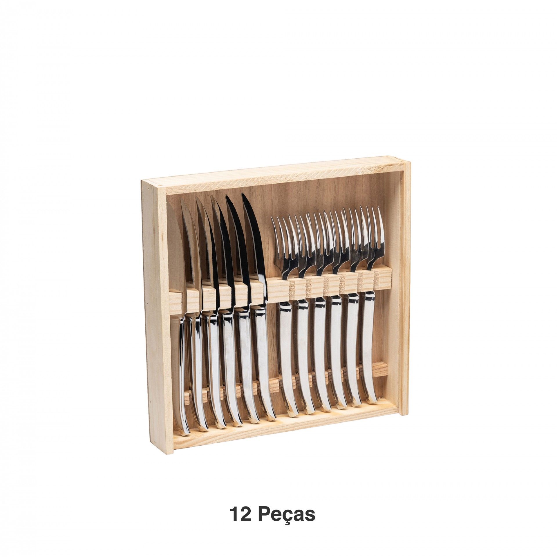 Faqueiro Inox Texas 4mm 12 Peças