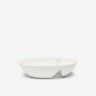 Bandeja Porcelana Olive Branco 19X9cm Bandeja Porcelana Olive Branco 19X9cm
