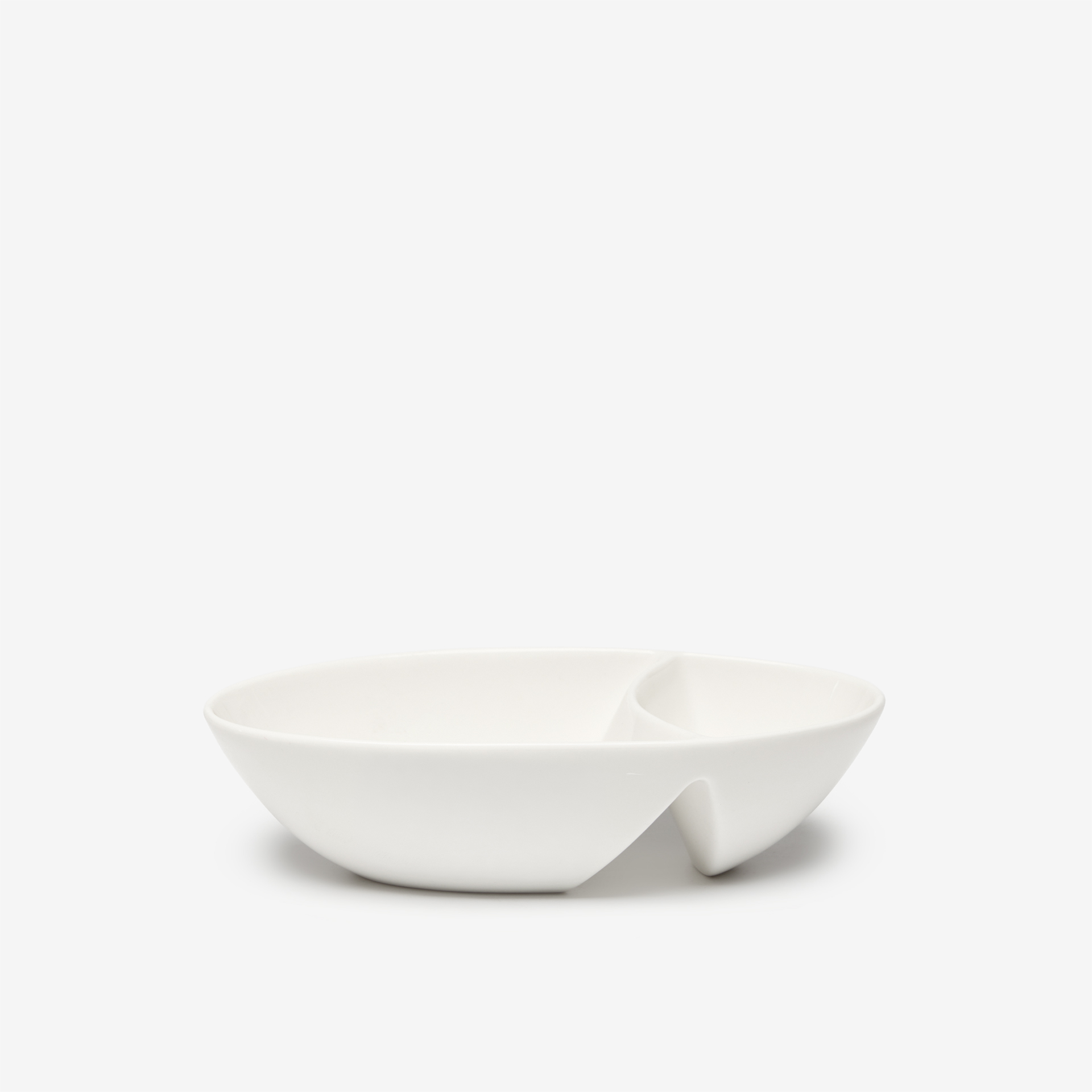 Bandeja Porcelana Olive Branco 19X9cm