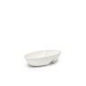 Bandeja Porcelana Olive Branco 19X9cm Bandeja Porcelana Olive Branco 19X9cm