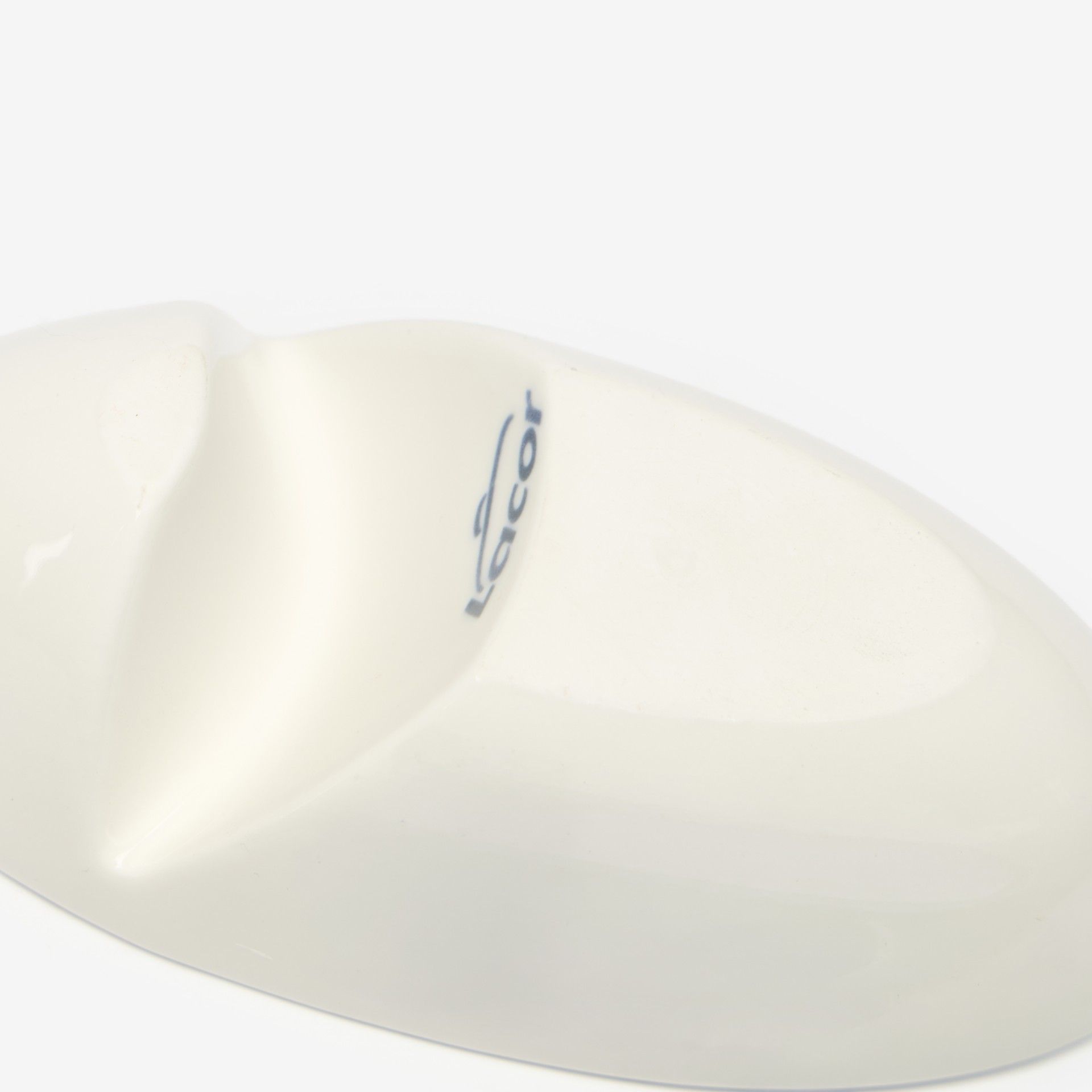 Bandeja Porcelana Olive Branco 19X9cm