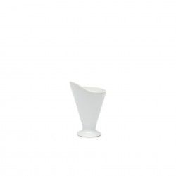 Cone Porcelana com P� Branco