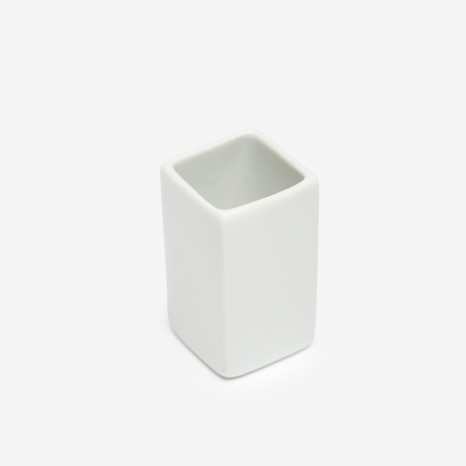 Paliteiro Porcelana Ming Branco 3X3X6cm - Image product