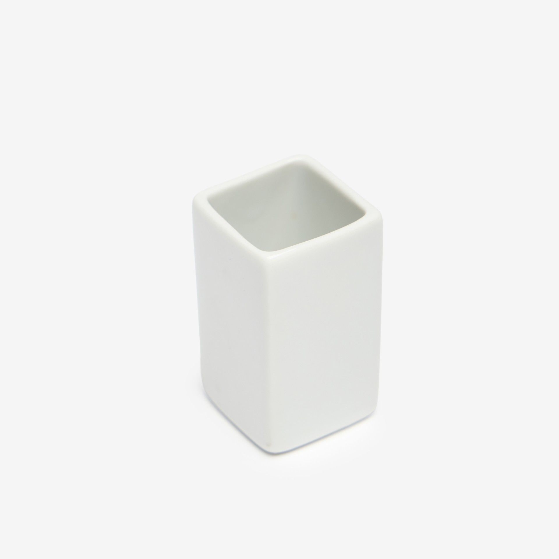 Paliteiro Porcelana Ming Branco 3X3X6cm