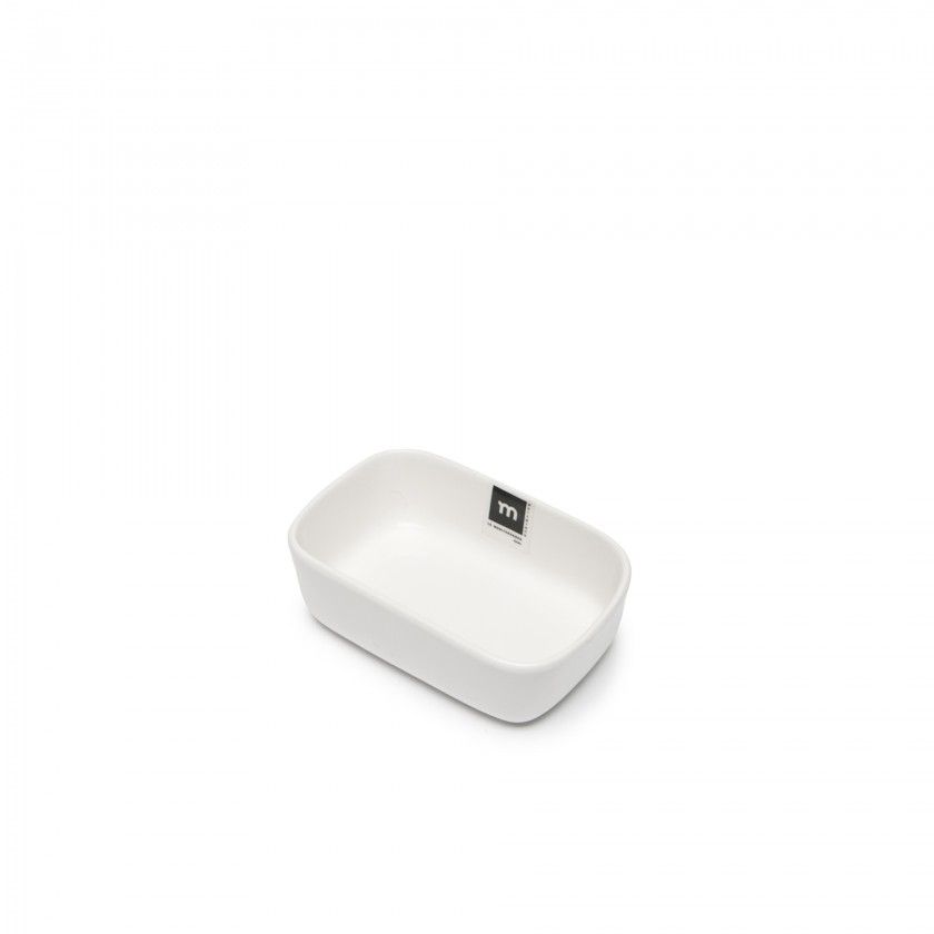 Ta�a Snack Branca 12.5X8.5X4CM