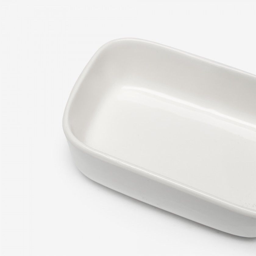 Ta�a Snack Branca 12.5X8.5X4CM