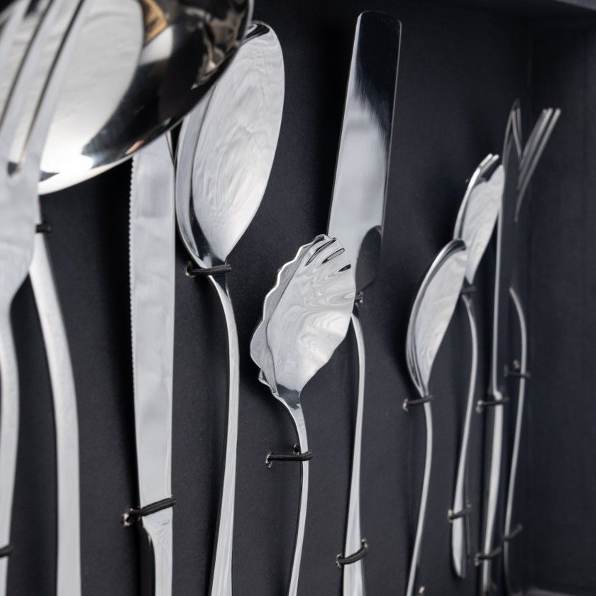 Faqueiro Marte Inox com Estojo 130 Pe�as