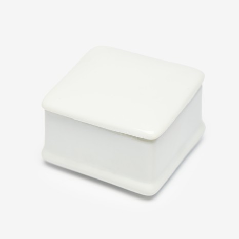 Caixa Porcelana Turismo Branco 6.5X6.5X4cm - Image product