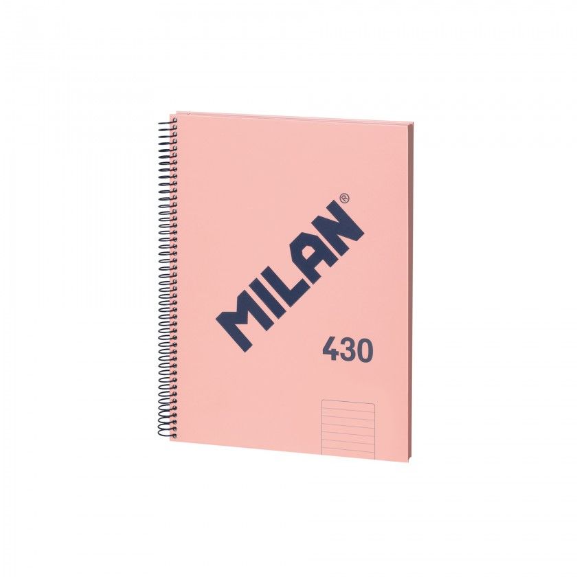 Caderno Espiral Capa Dura A4 Pautado Rosa 80Folhas Caderno Espiral Capa Dura A4 Pautado Rosa 80Folhas