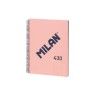 Caderno Espiral Capa Dura A4 Pautado Rosa 80Folhas Caderno Espiral Capa Dura A4 Pautado Rosa 80Folhas