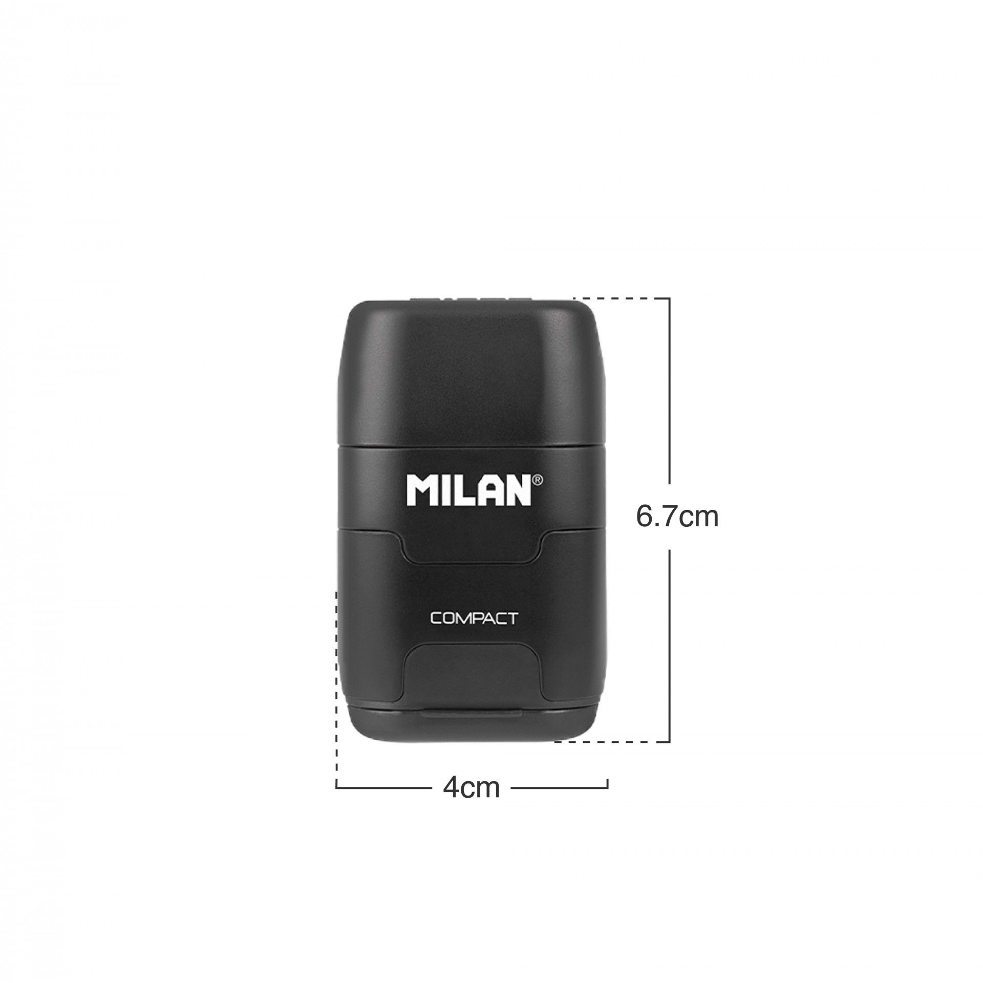 Borracha Milan Compact + 2 Recargas