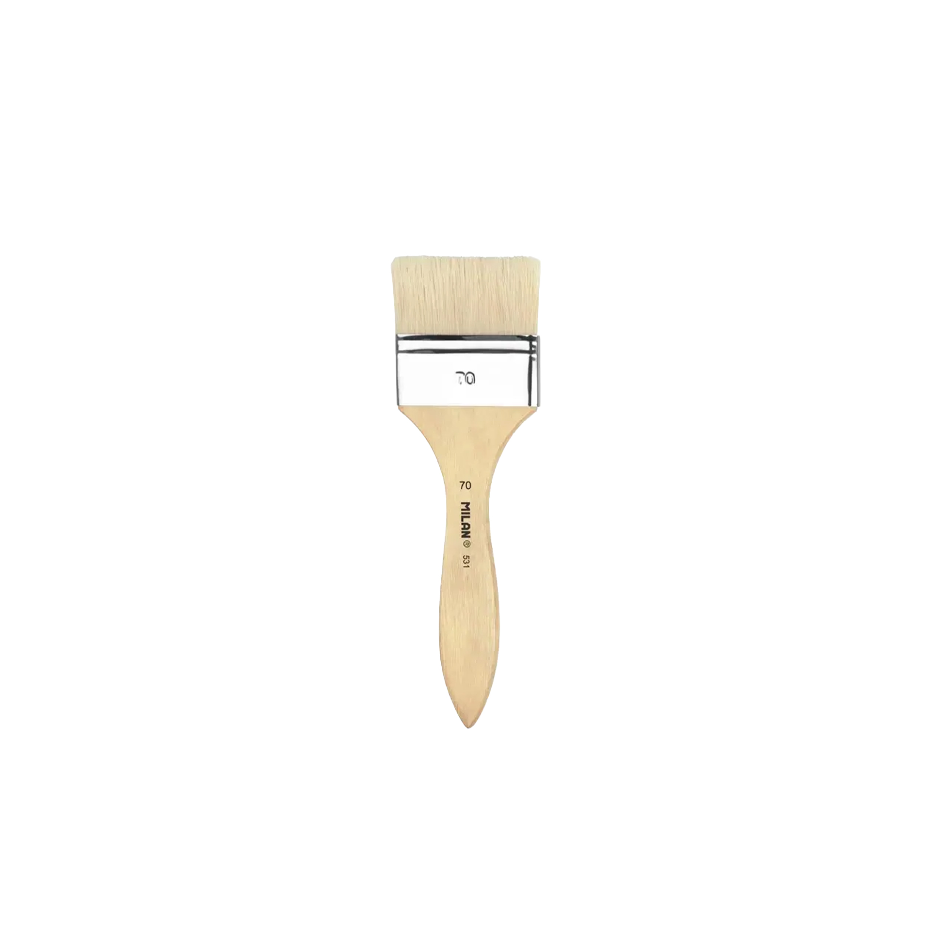 Pincel Espalmado Cerdas Milan 70mm