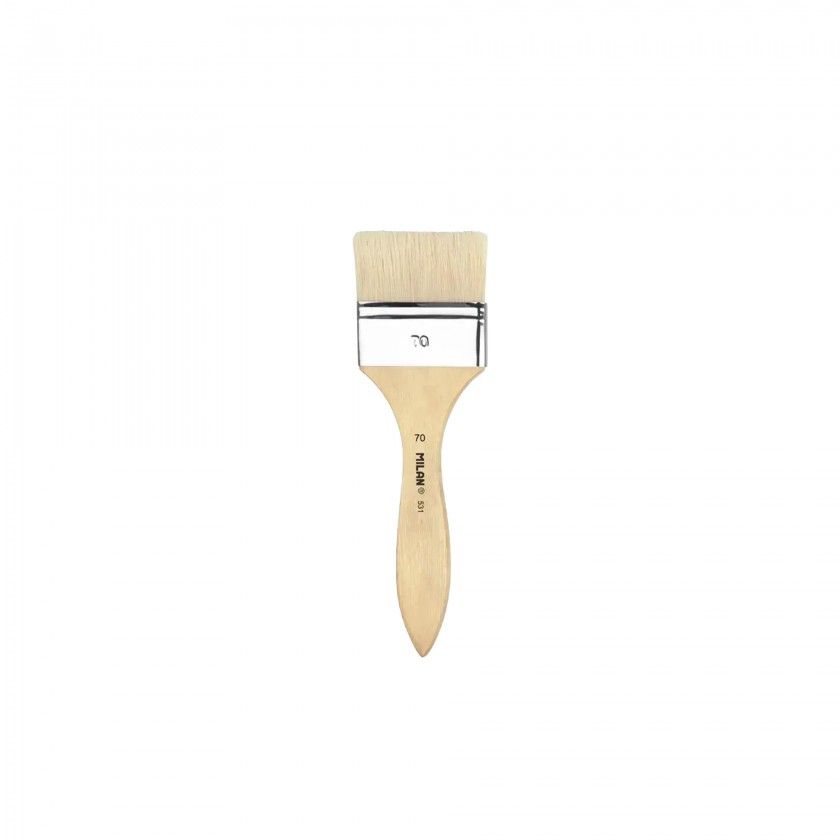 Pincel Espalmado Cerdas Milan 70mm Pincel Espalmado Cerdas Milan 70mm