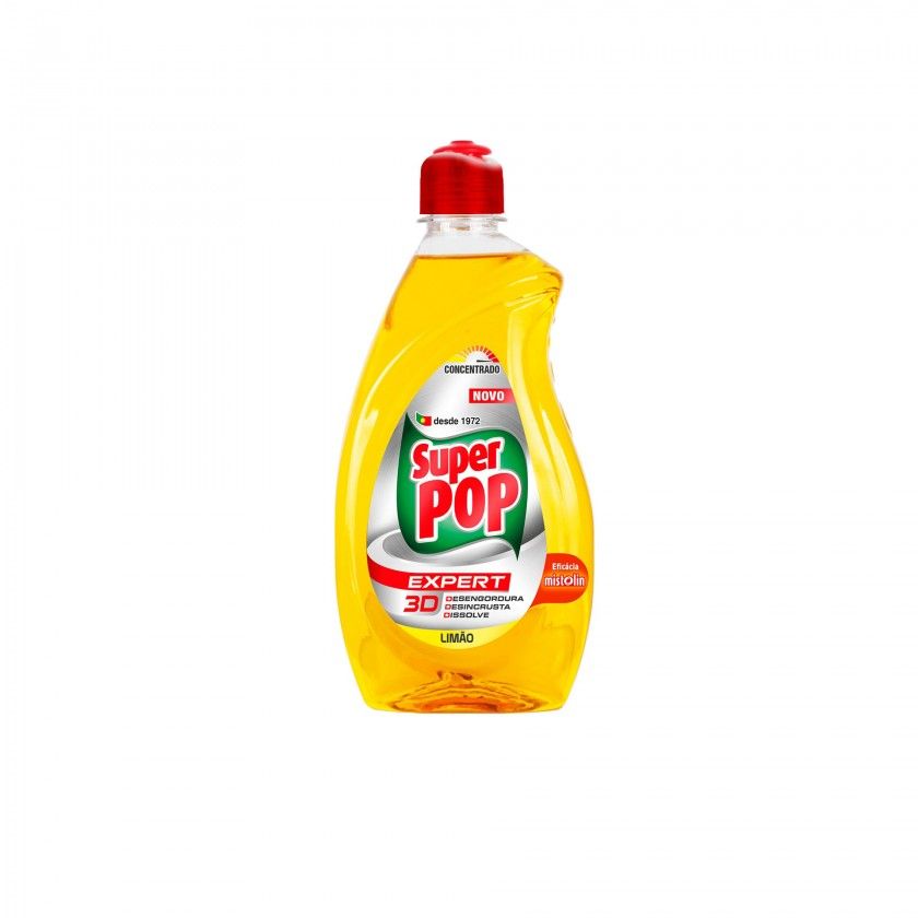 Detergente Loiça Manual Super Pop Limao 500ml Detergente Loiça Manual Super Pop Limao 500ml