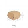 Caixa Hamburguer 220g 13X12.5X9cm Pack 50 Caixa Hamburguer 220g 13X12.5X9cm Pack 50