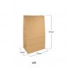 Embalagem 25 Sacos Kraft Catering Sem Asas 14X37cm Embalagem 25 Sacos Kraft Catering Sem Asas 14X37cm