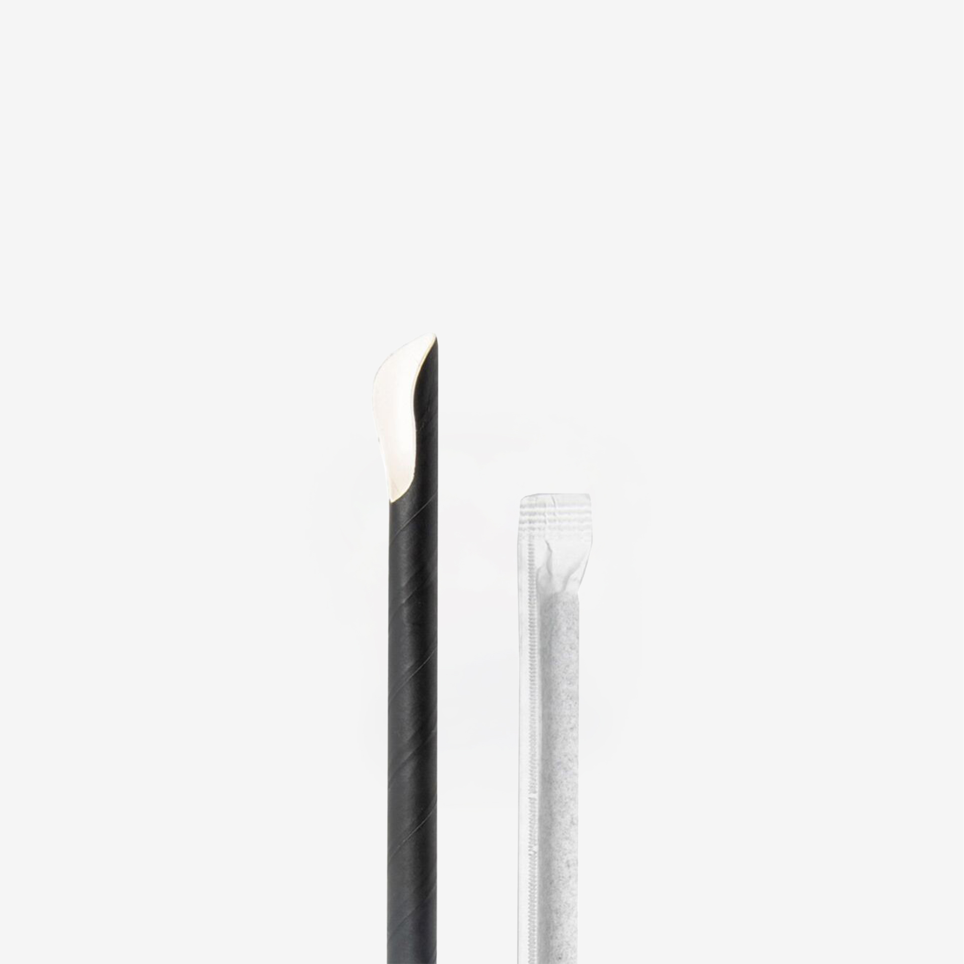 Palhinha Para Granizado Individual Preto Ø210X8mm Pack 250