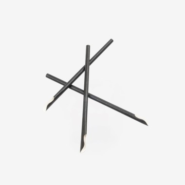 Palhinha Para Granizado Individual Preto �210X8mm Pack 250