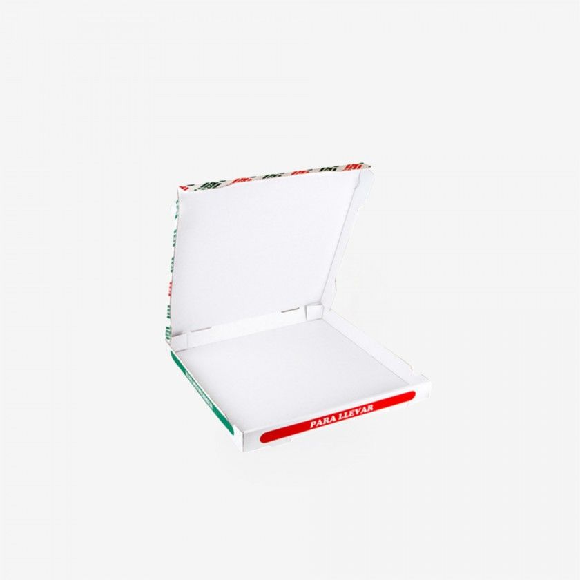Caixa Pizza Cartão 348g 40X40X4cm Pack 100 Caixa Pizza Cartão 348g 40X40X4cm Pack 100