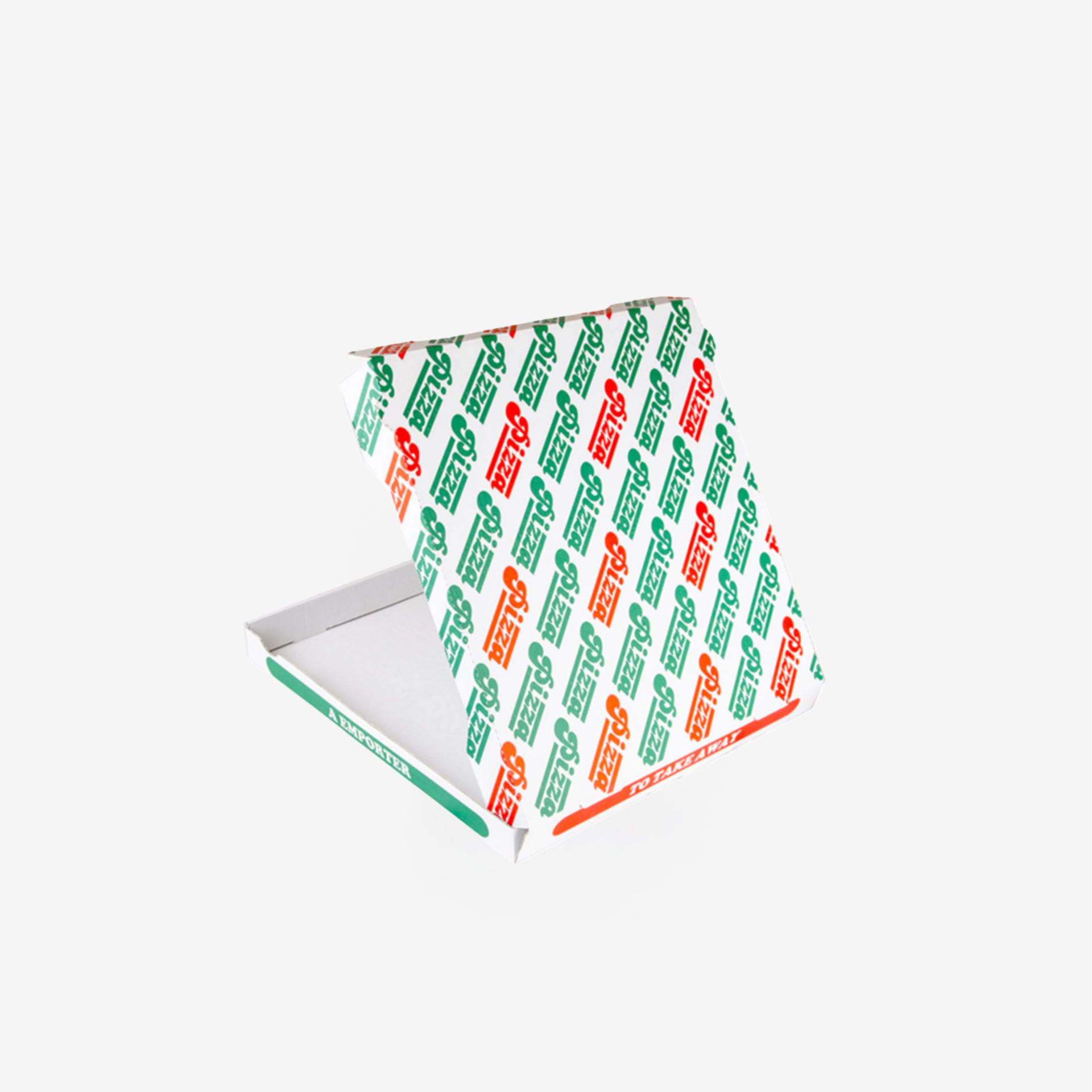 Caixa Pizza Cartão 348g 40X40X4cm Pack 100