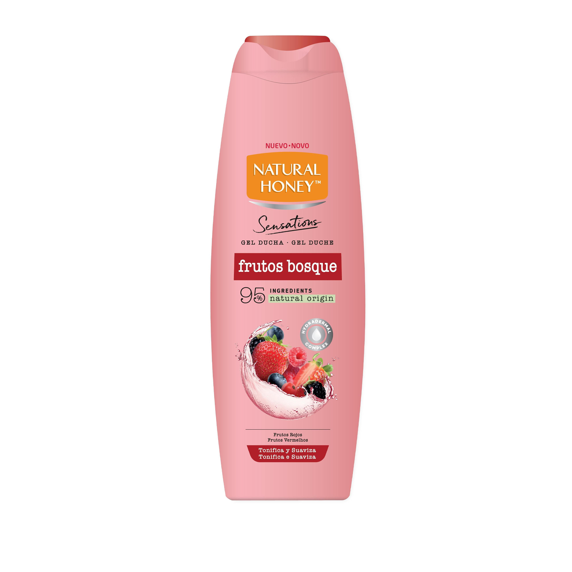 Gel Banho Natural Honey Sensations Frutos Vermelhos 650ml