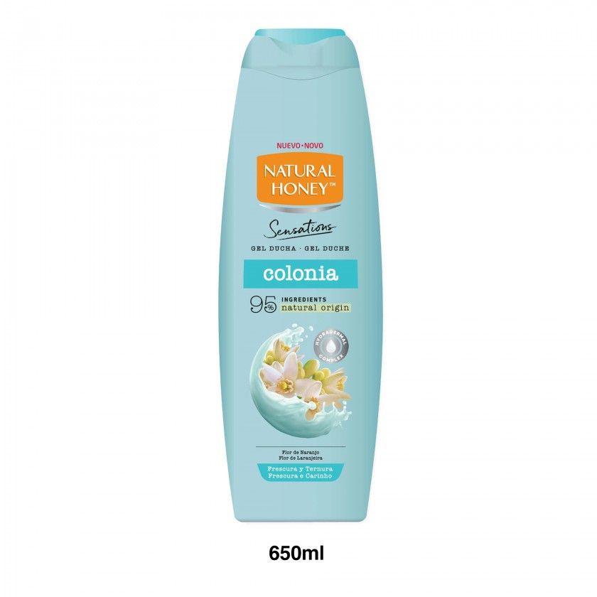 Gel Banho Natural Honey Sensations Colonia 650ml
